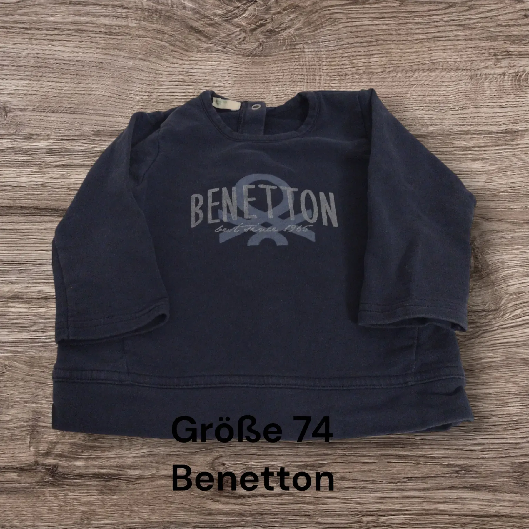 Pullover Blau 74 Benetton