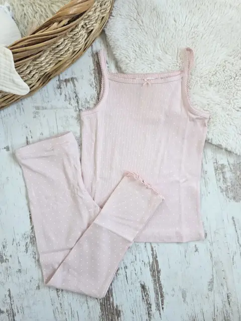 Gerippter 2-teiliger Pyjama H&M 110/116