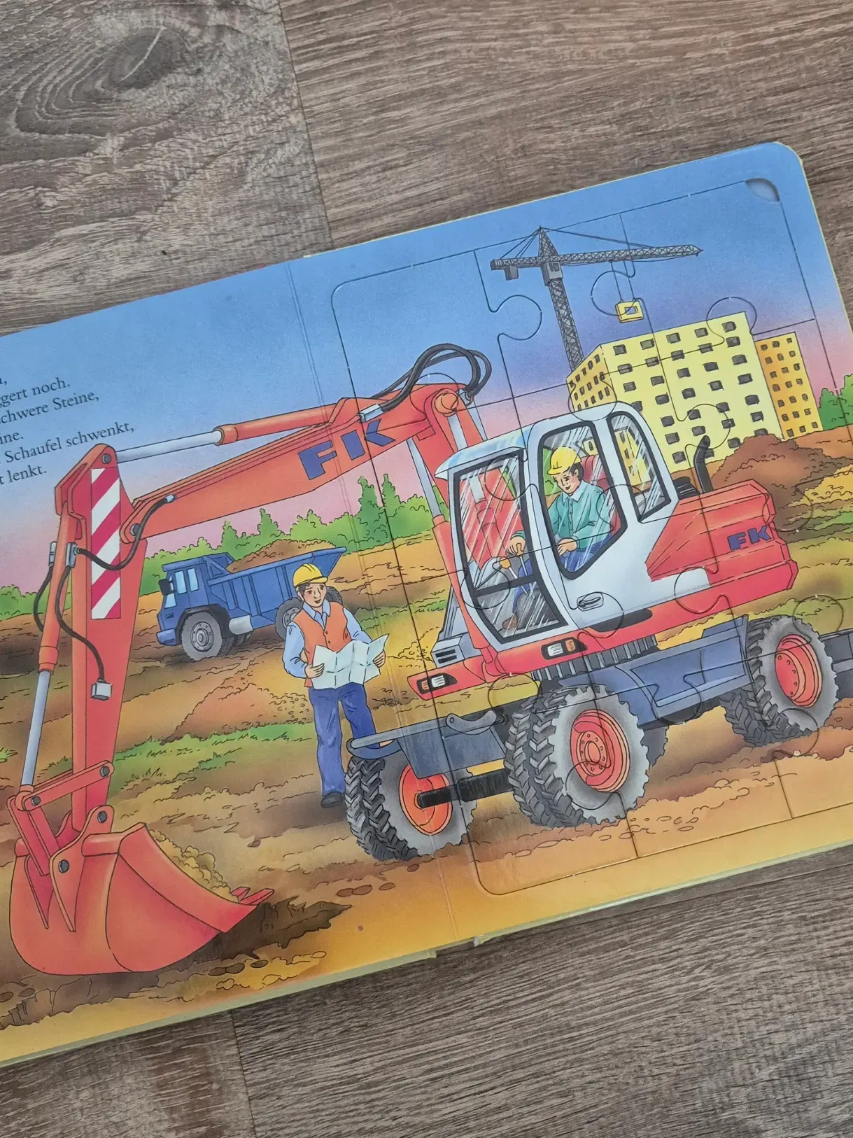 Puzzlebuch "Fahrzeuge", 5 Puzzle, Edition Trötsch