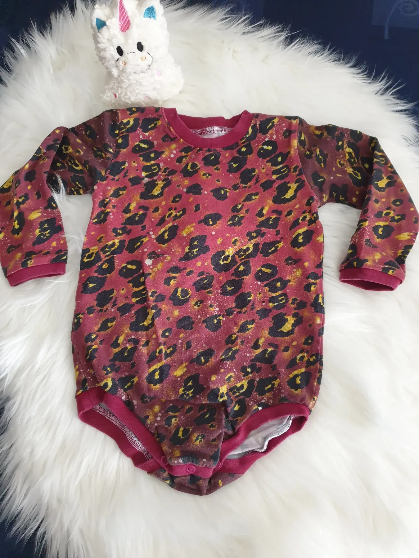 Bodys, langarm handmade - Gr. 86