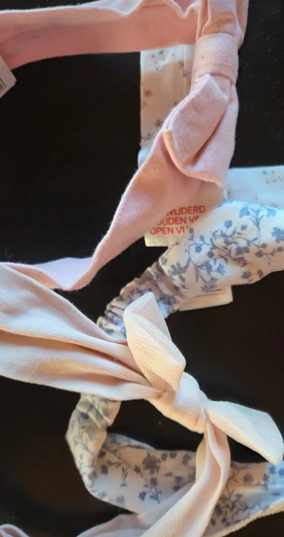 H&M Stirnbänder Set – Blumen & Rosa (4 Stück)