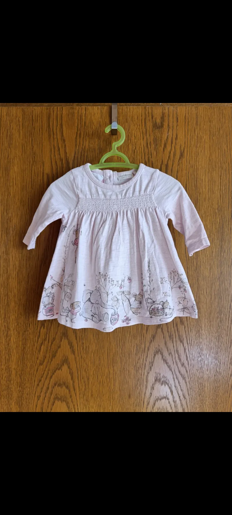 Langarm Kleid NEXT Größe up to 3 Month 62 Super Zustand