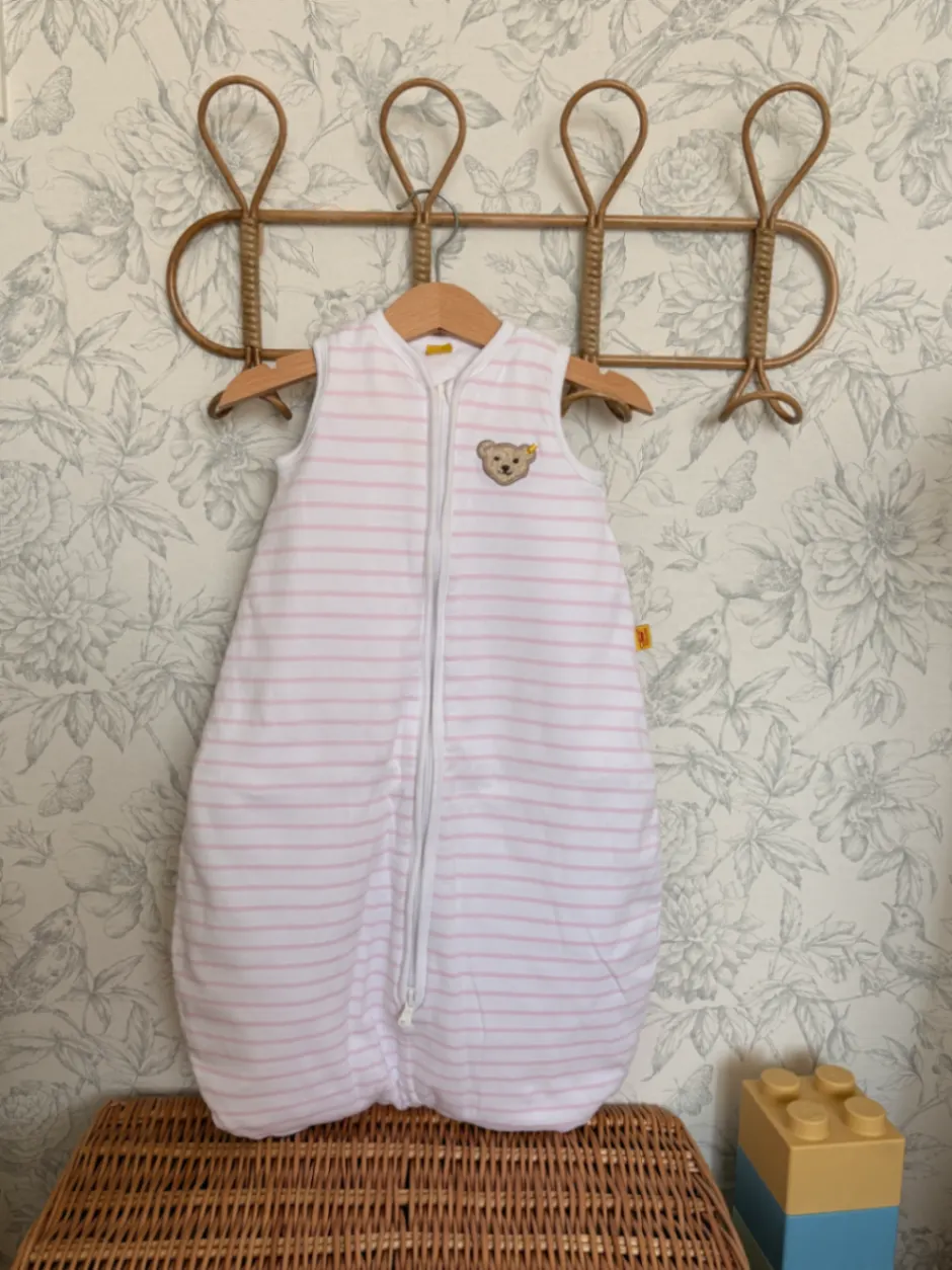 Steiff Schlafsack 70 cm – Knopf im Ohr – Baumwolle – neuwertig