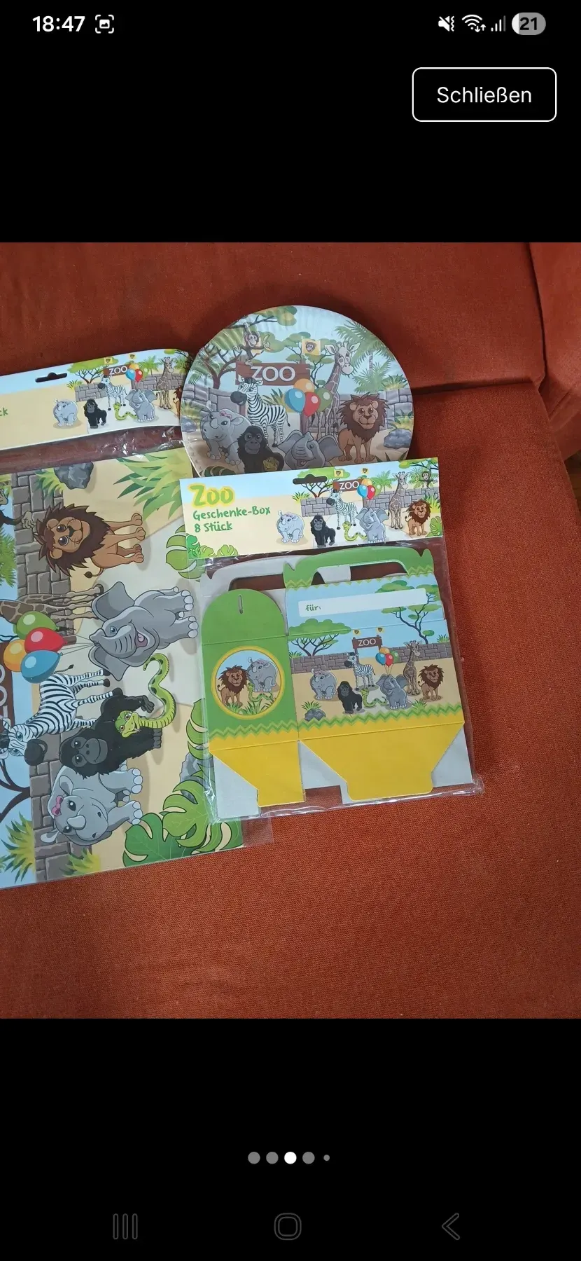 Zoo Kindergeburtstag Set: Hefte, Sticker & Tattoos