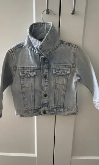 Jeansjacke Gr. 86 Baby Kinderjacke Denim Jacke Jungen Mädchen