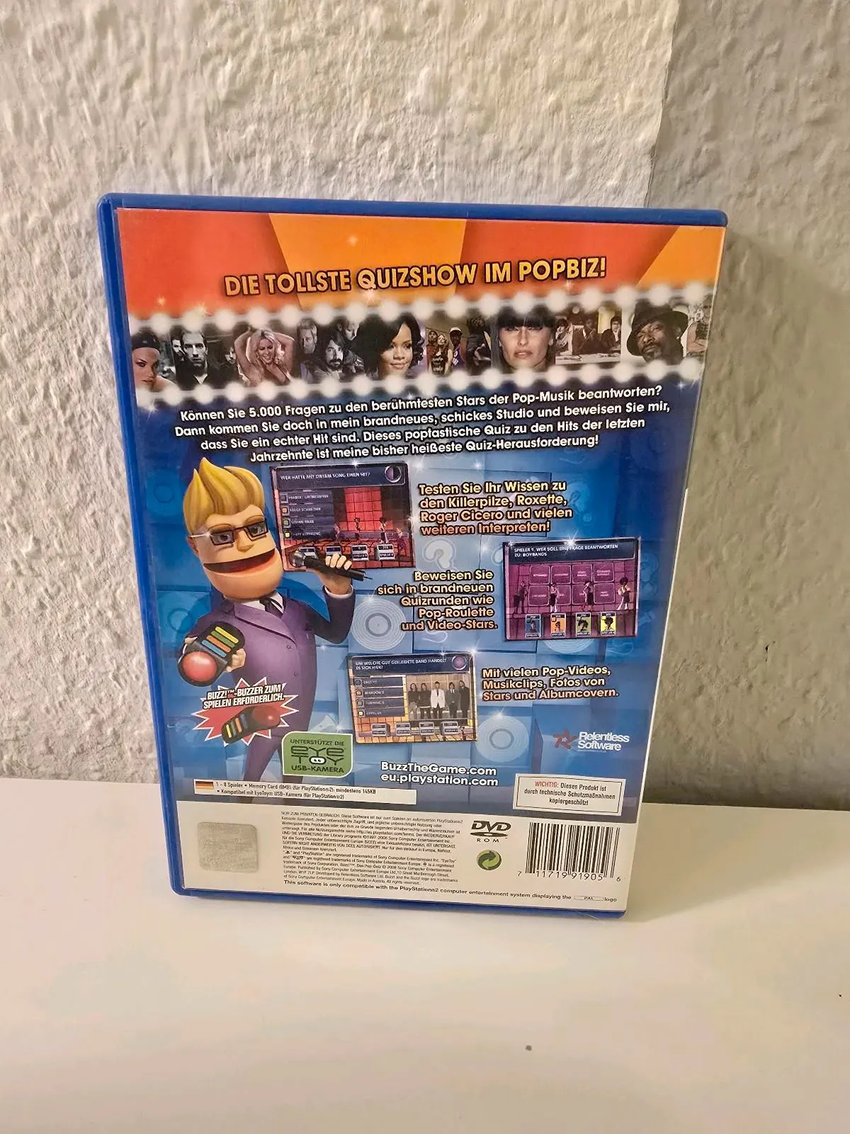 PlayStation 2- Buzz - Das Pop Quiz