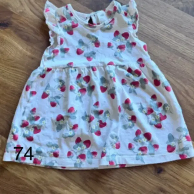 H&M Tunika Sommerkleid Erdbeere Gr. 74