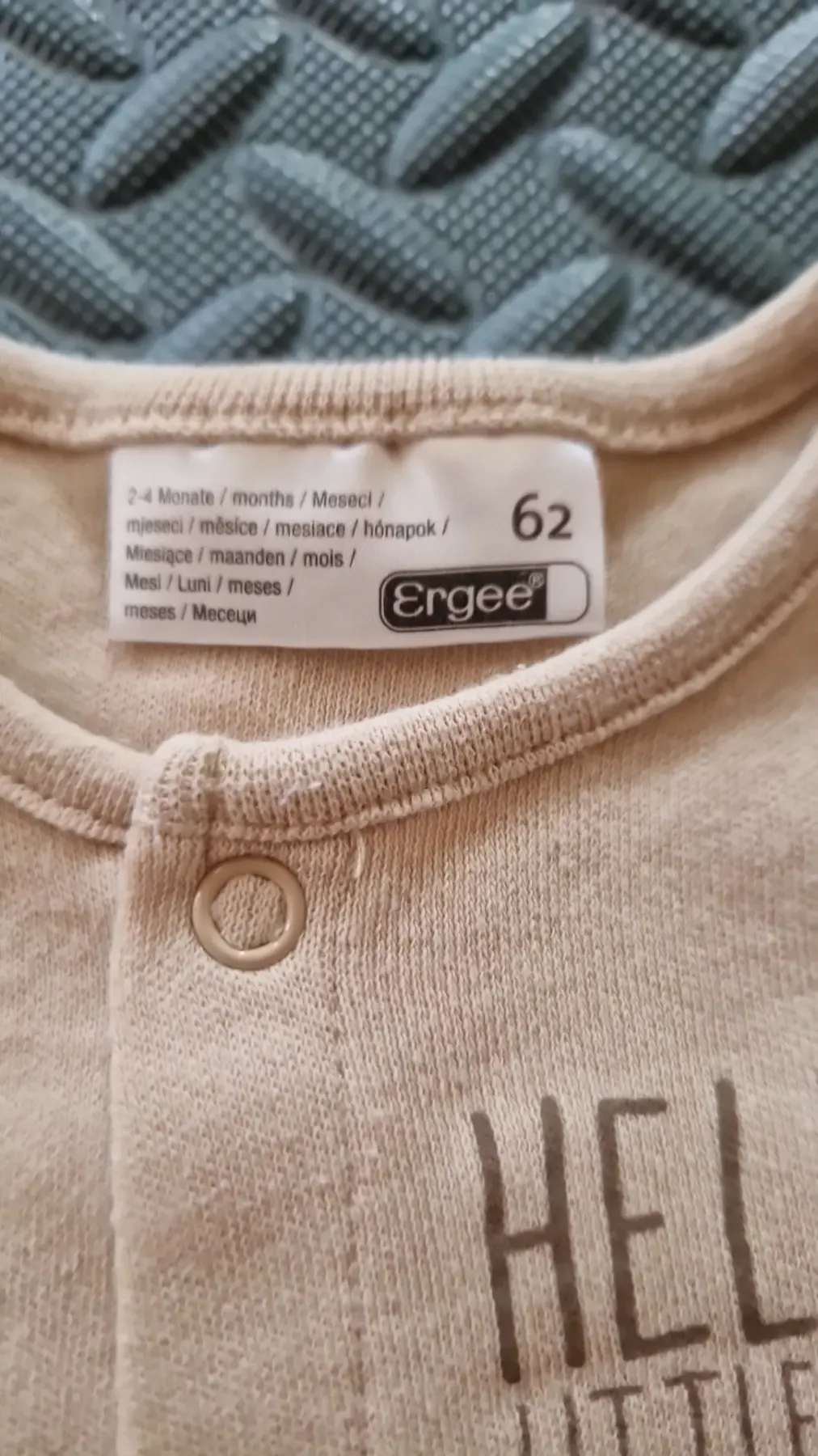 Ergee und Baby Hose & Sweatshirt 62/68