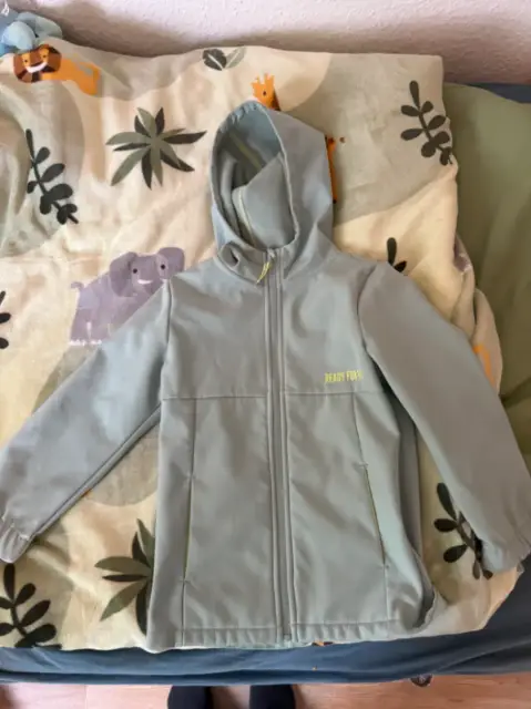 topomini türkise softschell jacke