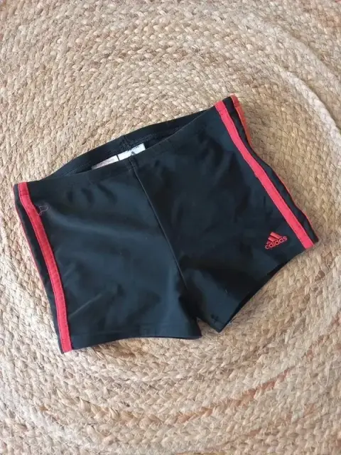 Adidas Badehose Gr 152 Junge, schwarz, kurze Hose, Sport, Sommer