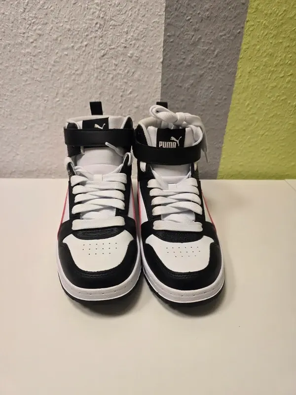 Puma Schuhe RBD Game white red black gold Gr. 38.5