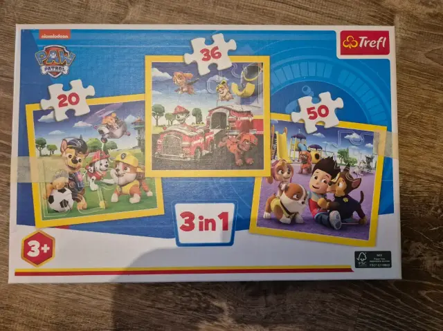 Puzzle 3in1 "Paw Patrol", Kinder, Trefl, ab 3 Jahre
