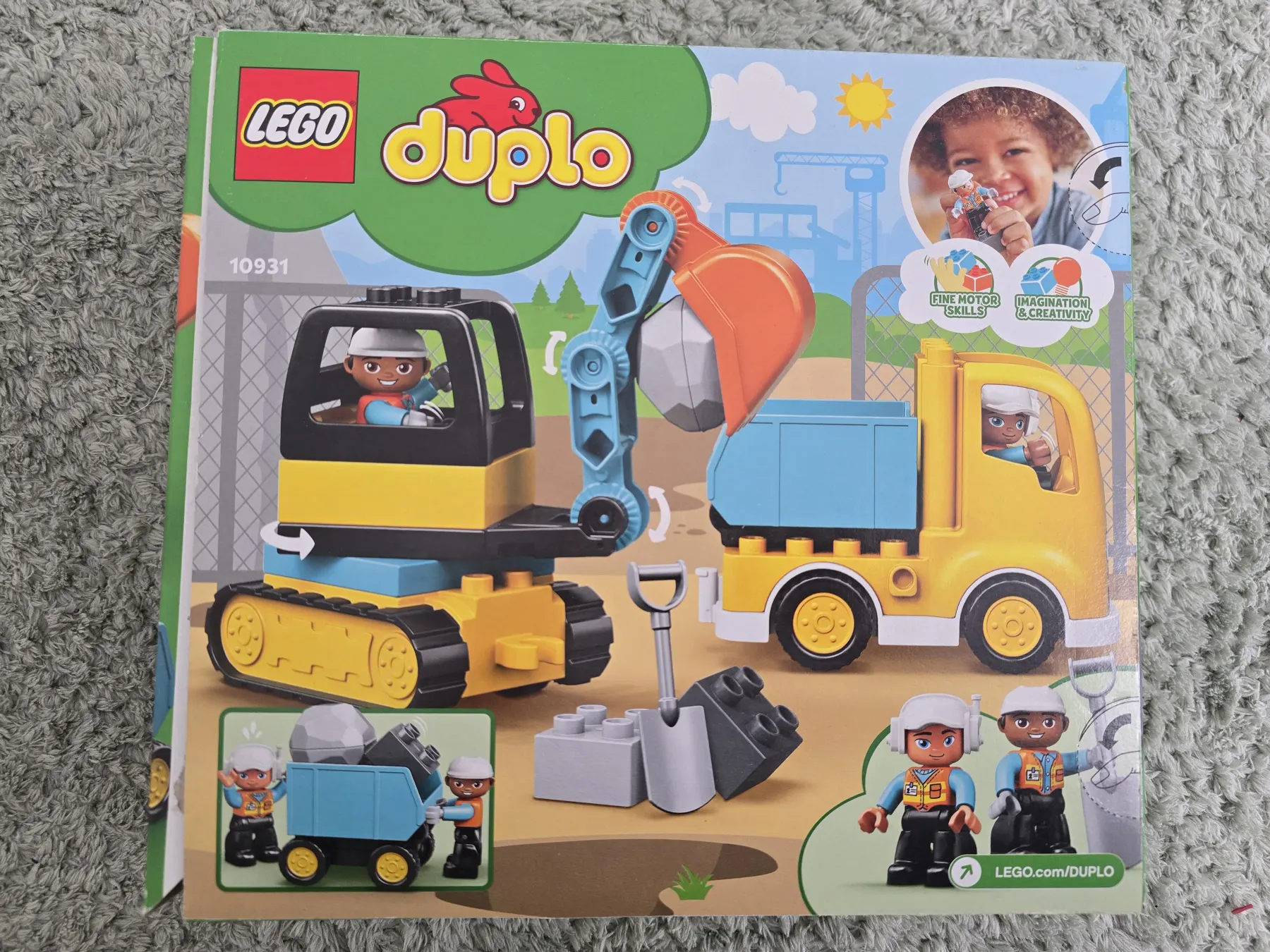 Lego Duplo Set 10931 Bagger & Laster