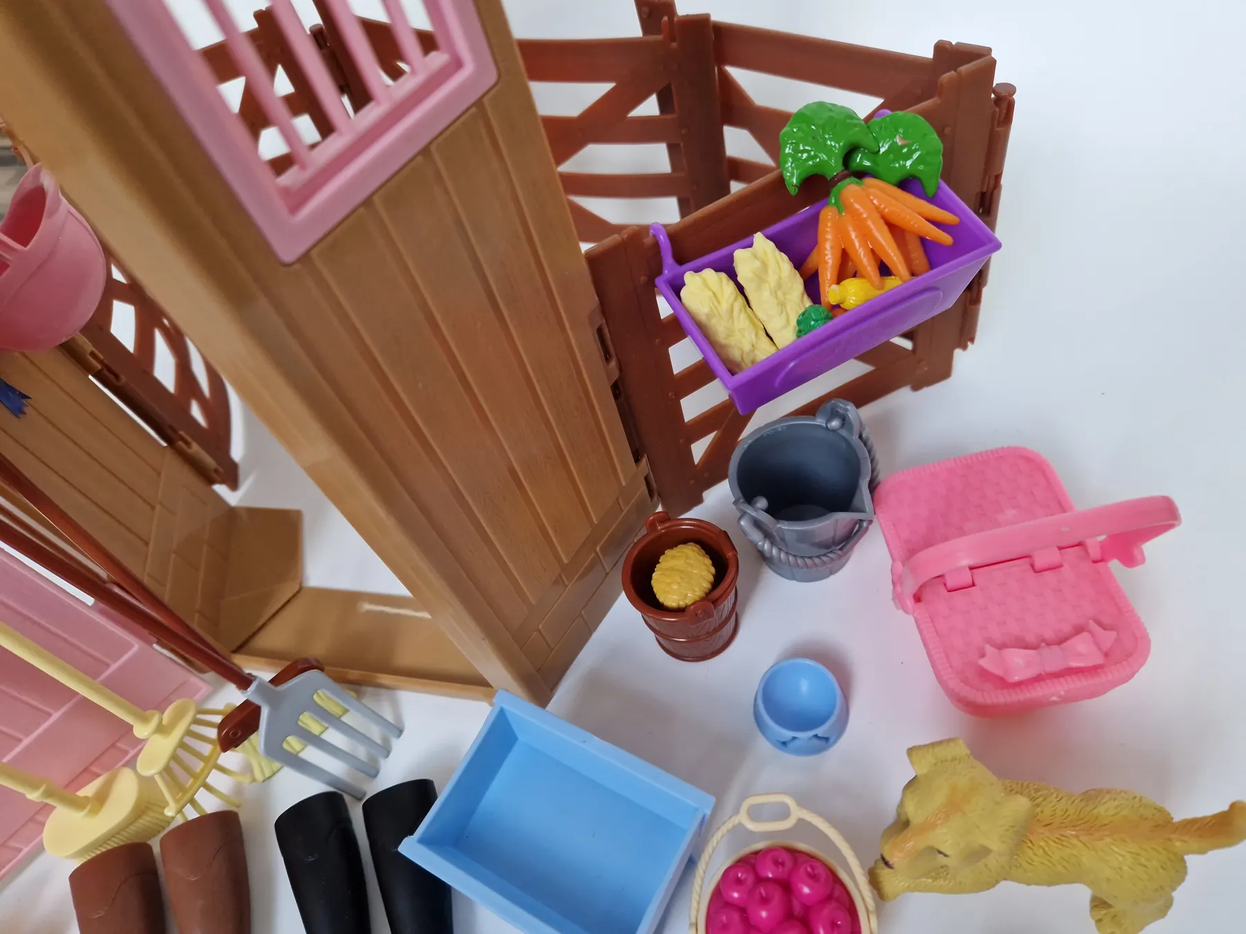 Reitstall Barbie Mattel Puppen viel Zubehör Set Paket Vintage