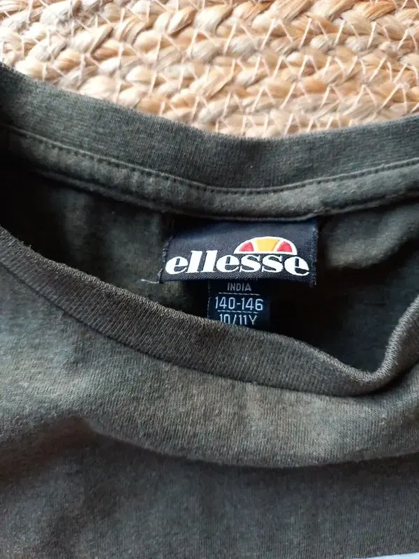 Ellesse Shirt Gr 140/146 Mädchen, Kurzarm, Sport, Tennis, khaki