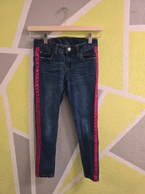 Jeans Y.F.K Pailletten Gr. 146