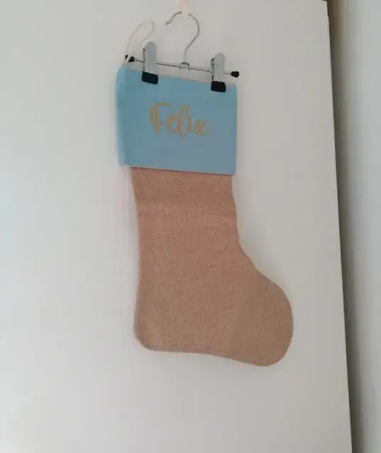 Weihnachts Socke Nikolaus Strumpf personalisiert Felix