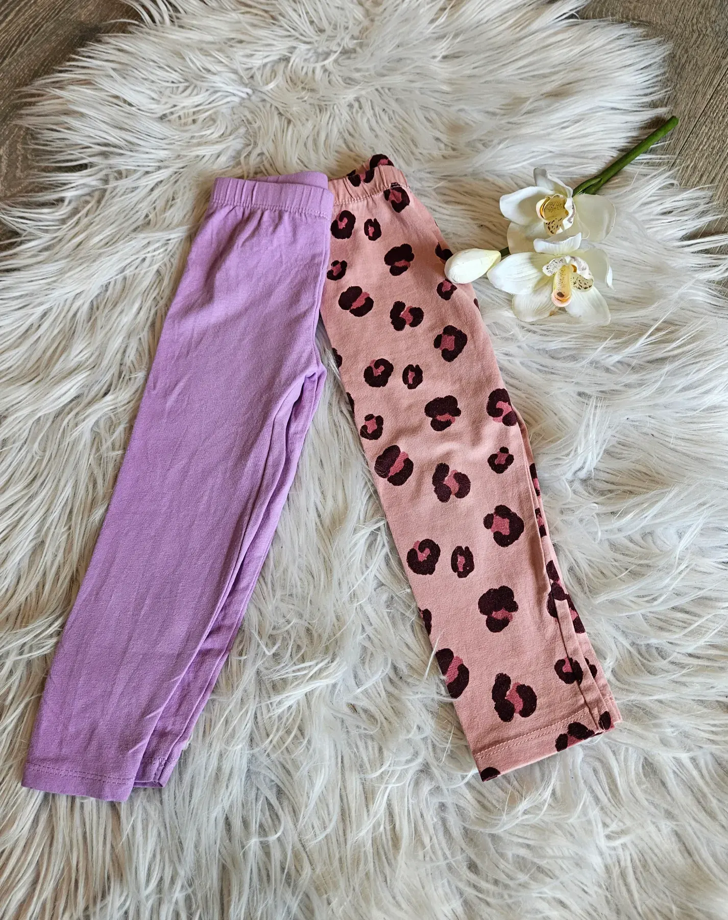 2 Leggins im Set Gr. 86 Mädchen H&M