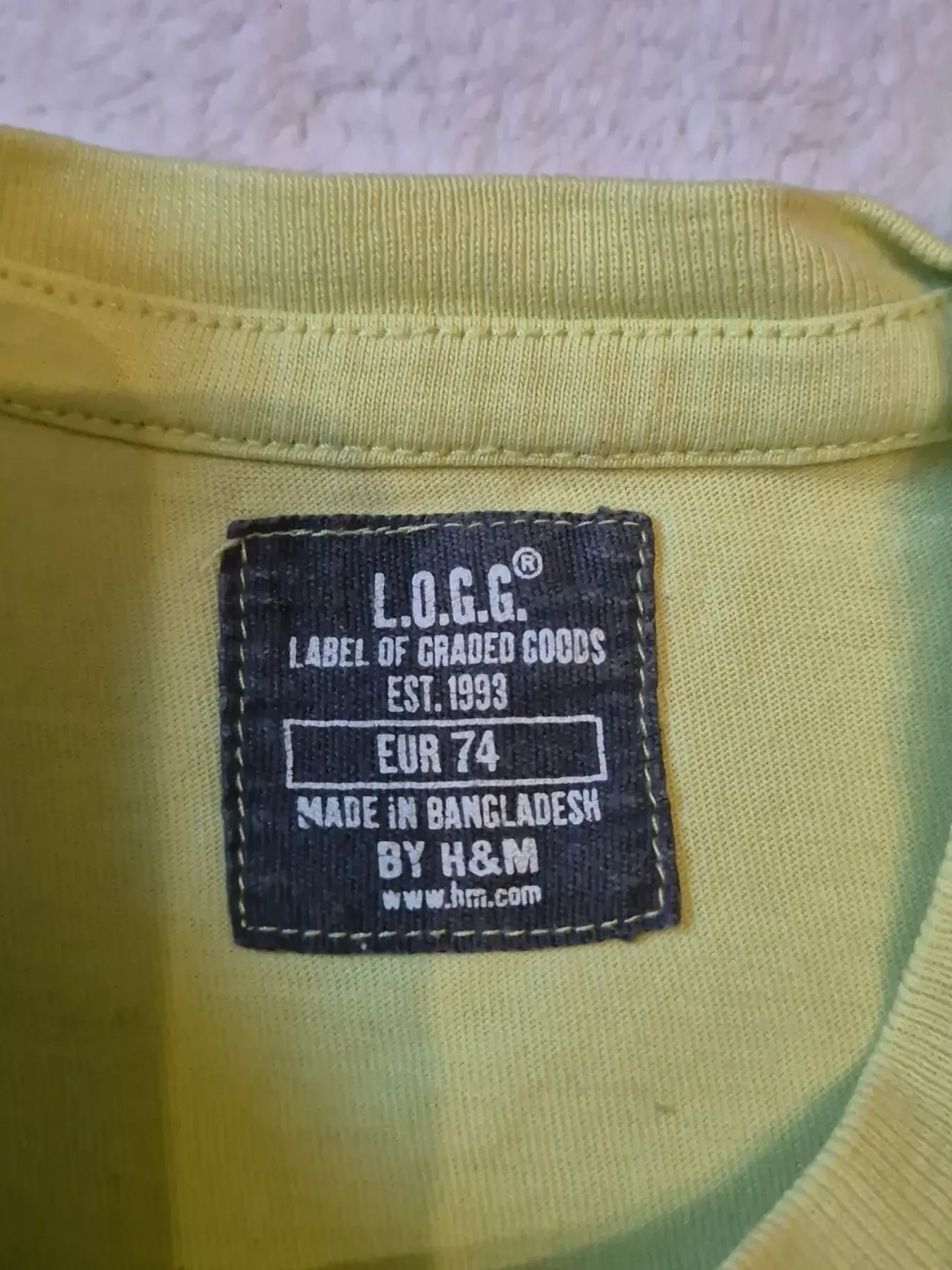 T-Shirt Shirt, Jungen, mintgrün, H&M, Größe 74