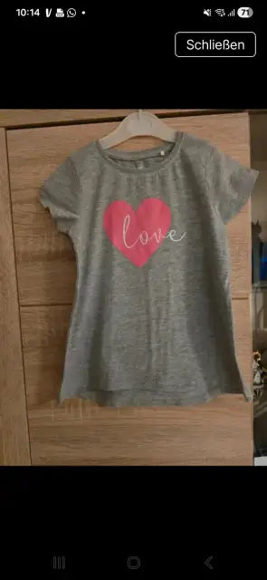 Schönes Mädchen Tshirt Neu Größe 104. Hinten etwas länger. Fokohila
