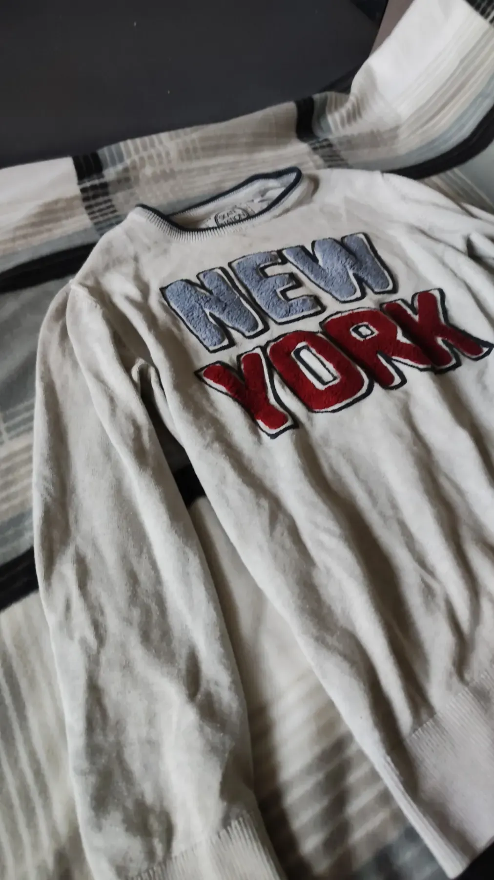 Statement Langarmshirt
