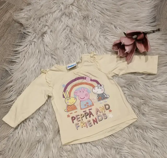 Peppa Wutz Peppa Pig Langarmshirt Gr. 74