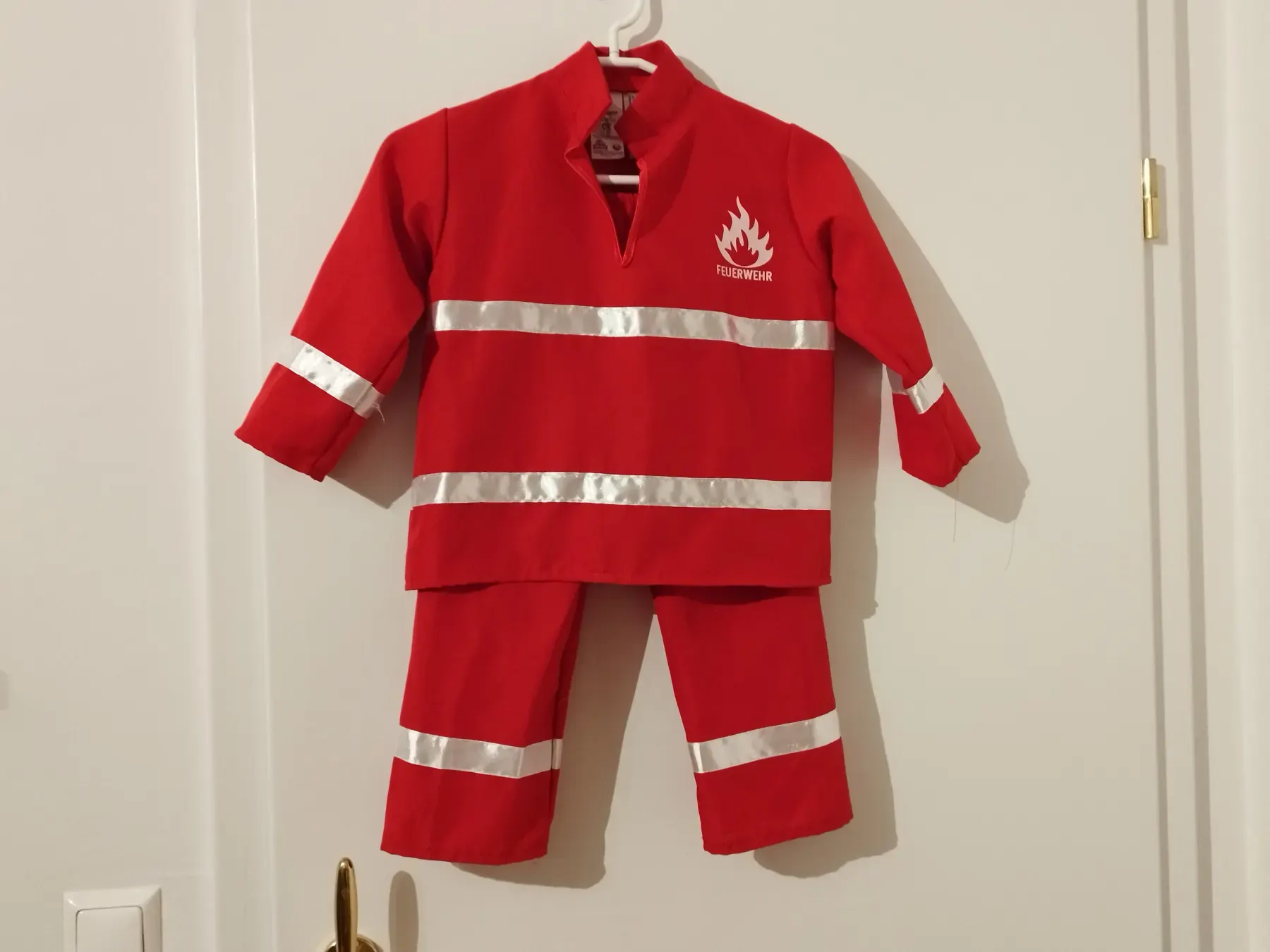 Faschingskostüm Feuerwehr Größe 104