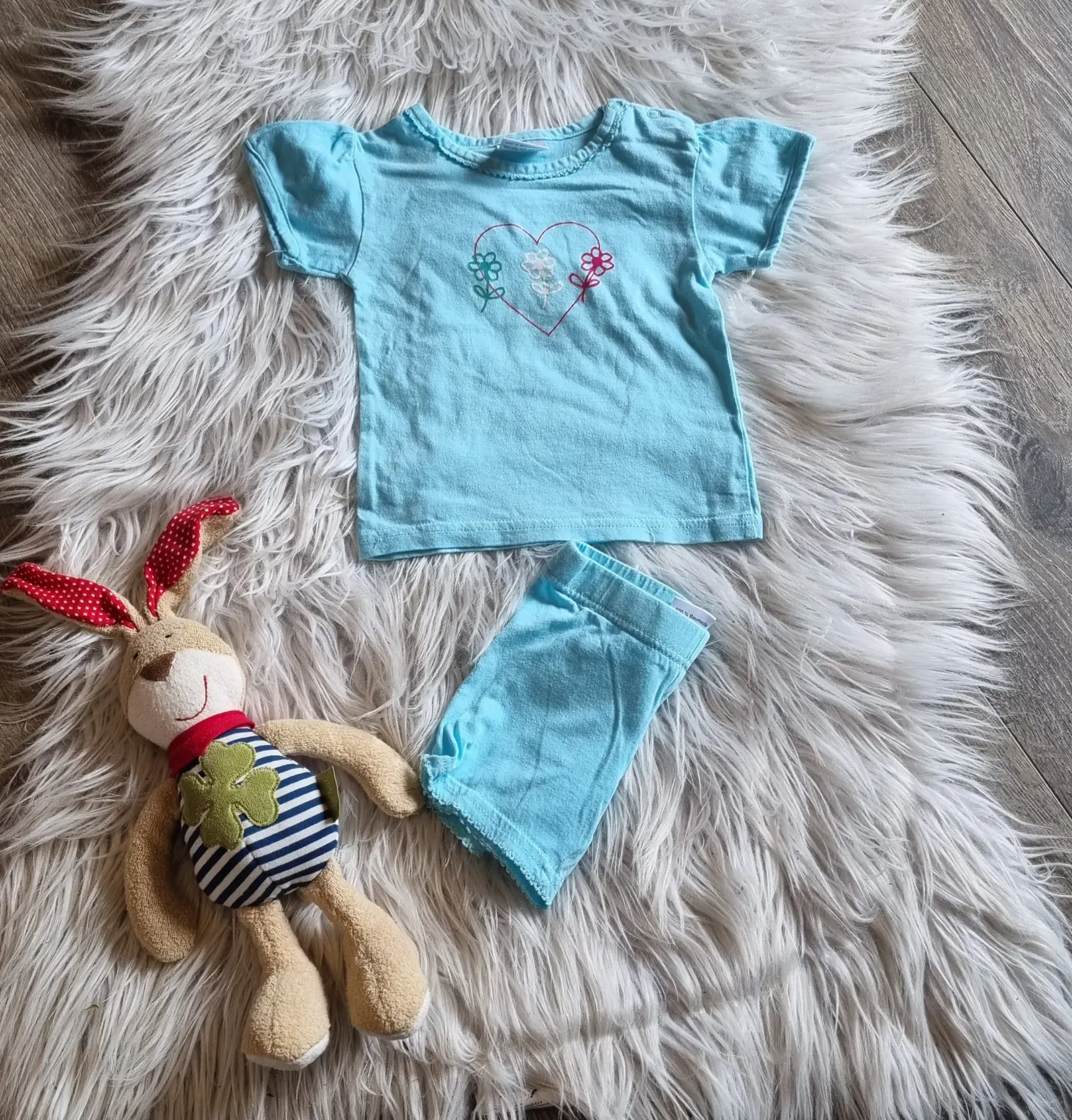 Set Sommerschlafanzüge 3 Stück Gr. 62/68