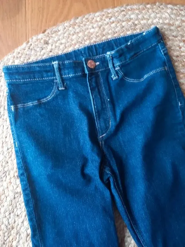 H&M Skinny Jeans Gr 152 Mädchen, Hose, navy, neu, Frühling, Herbst