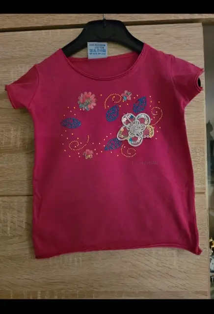 Süßes Mädchen Tshirt Größe 86. Mit schönen Applikationen