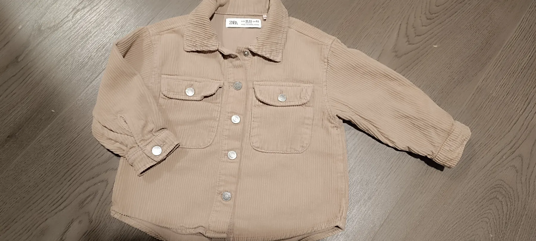 Zara leichte Cord Jacke gr 92