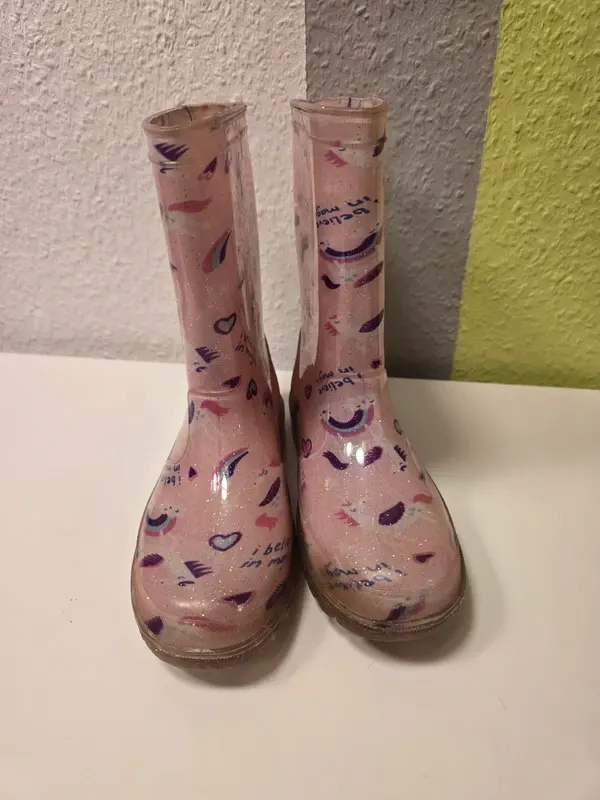 Stiefel Glitzer Einhörner Gr. 35