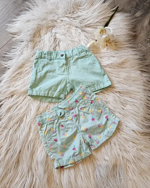 Mädchen Sommer Shorts Set kurze Hosen Gr. 74