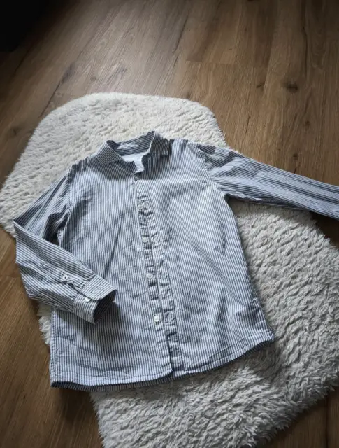 Zara langarm Hemd gestreift Gr. 128
