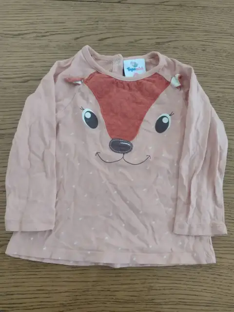 Langarmshirt/Longsleeve orange Fuchs 86 Topomini