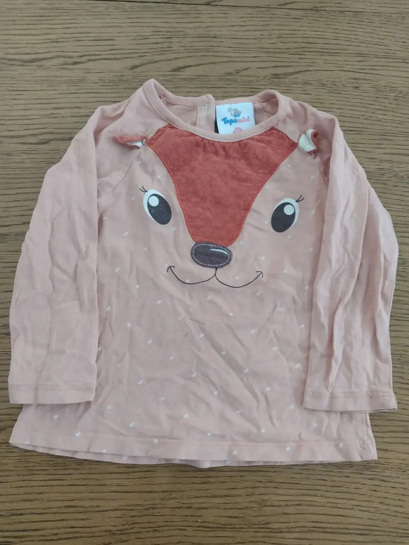 Langarmshirt/Longsleeve orange Fuchs 86 Topomini
