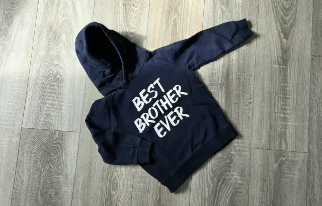 Sweatshirt/ Kapuzenpullover/ Hoody "best brother ever" Gr. 110