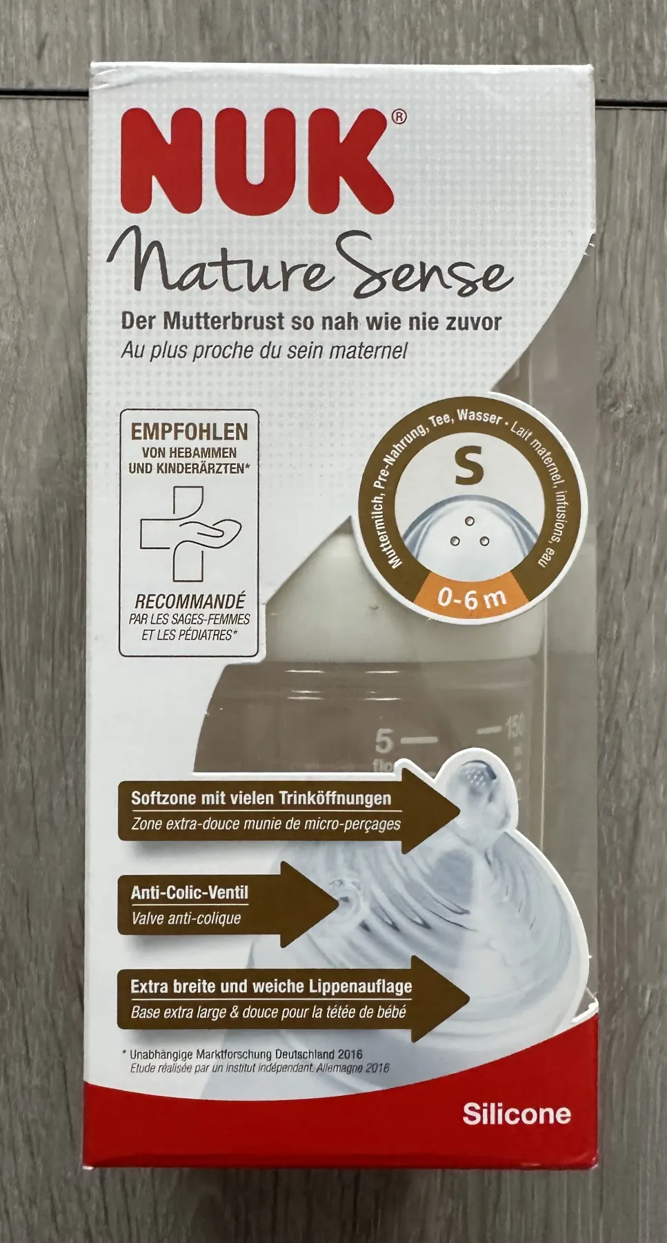 Flasche Babyflasche NUK Nature Sense