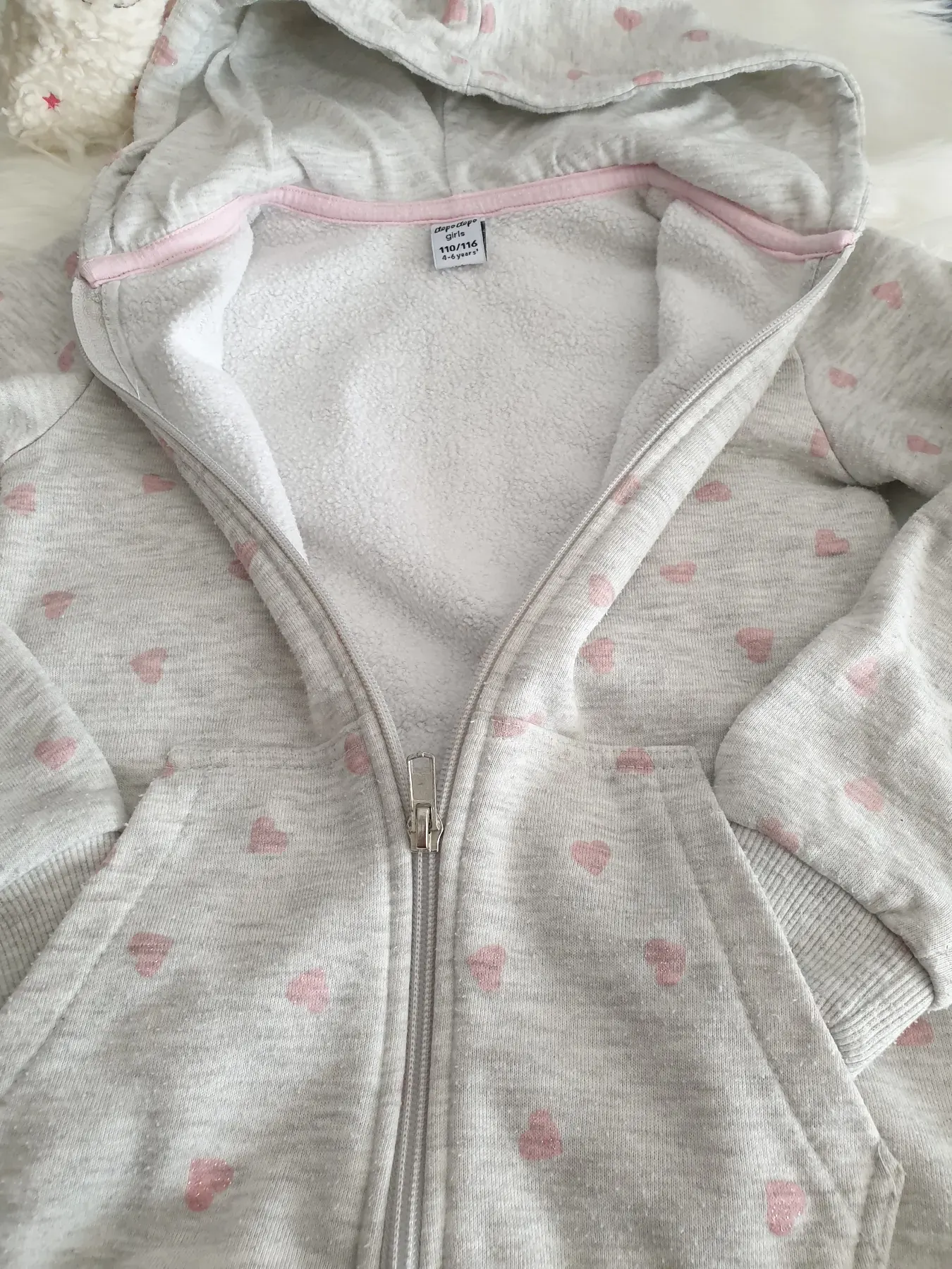 Sweatjacke - Gr. 110/116