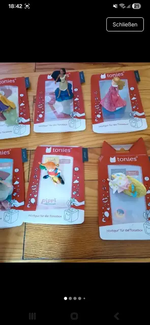 Tonie Auflösung  Paket