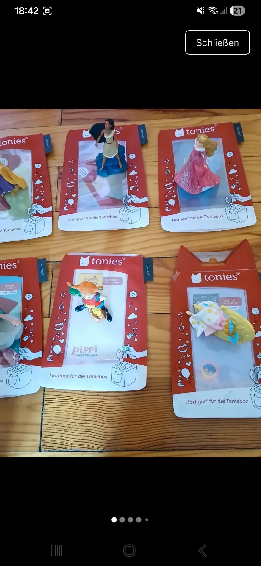 Tonie Auflösung  Paket