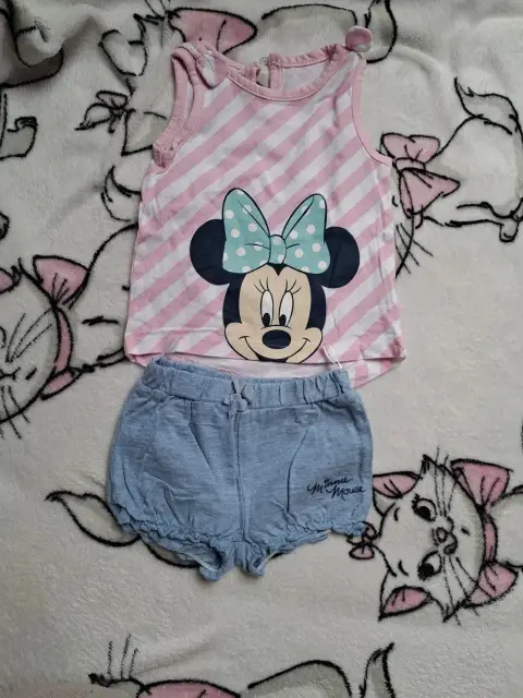 2 tlg Sommer set Disney minnie Maus gr. 68