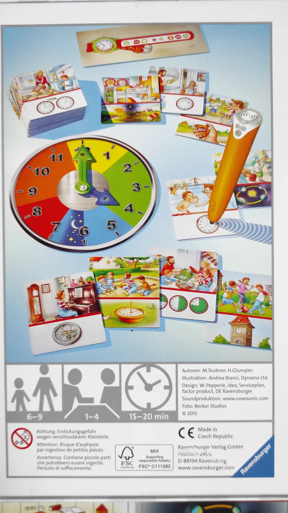 Tiptoi Spiel🕐"Rund um die Uhr" Neu OVP