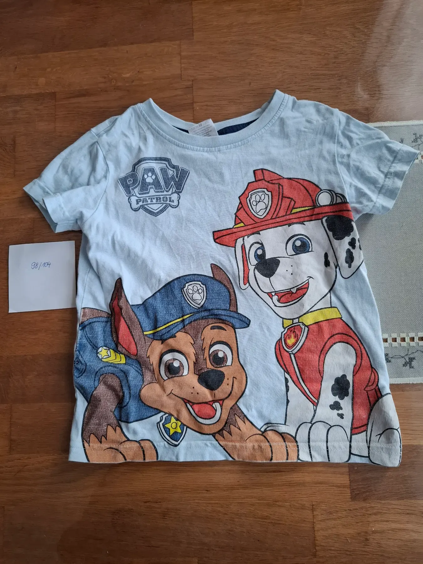 Tshirt paw patrol