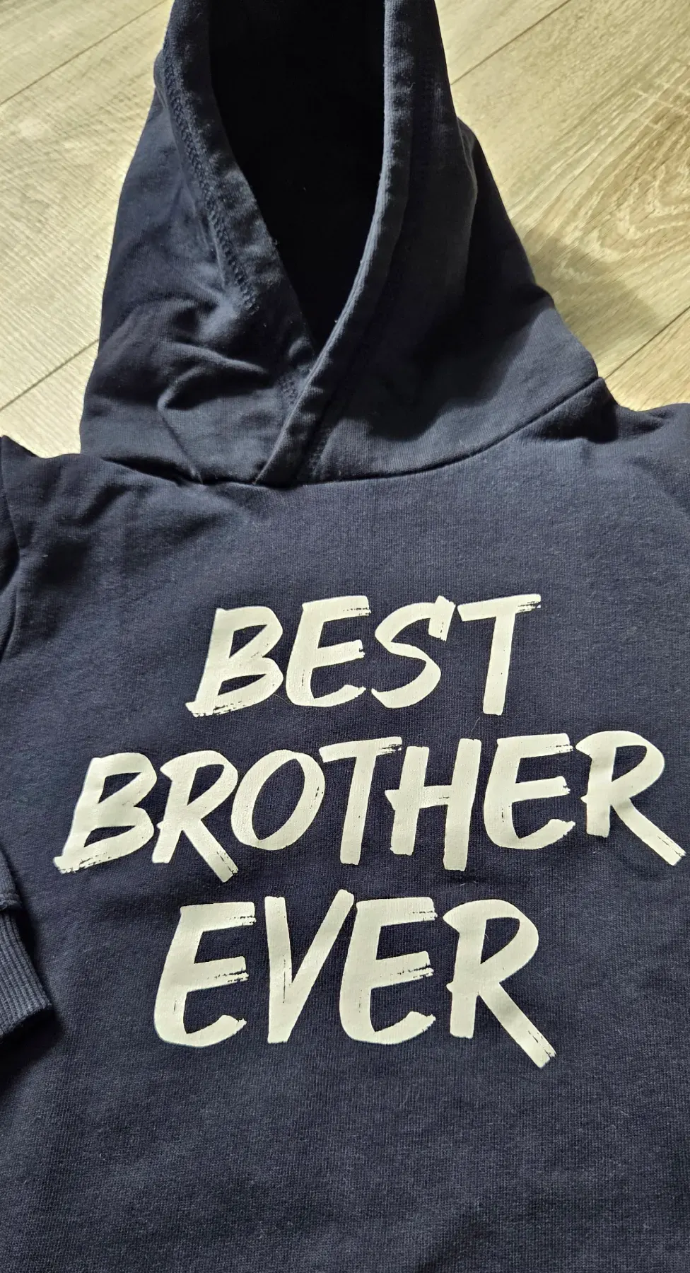 Sweatshirt/ Kapuzenpullover/ Hoody "best brother ever" Gr. 110