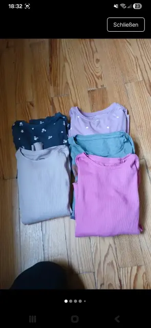 Langarmshirt Paket gr 140