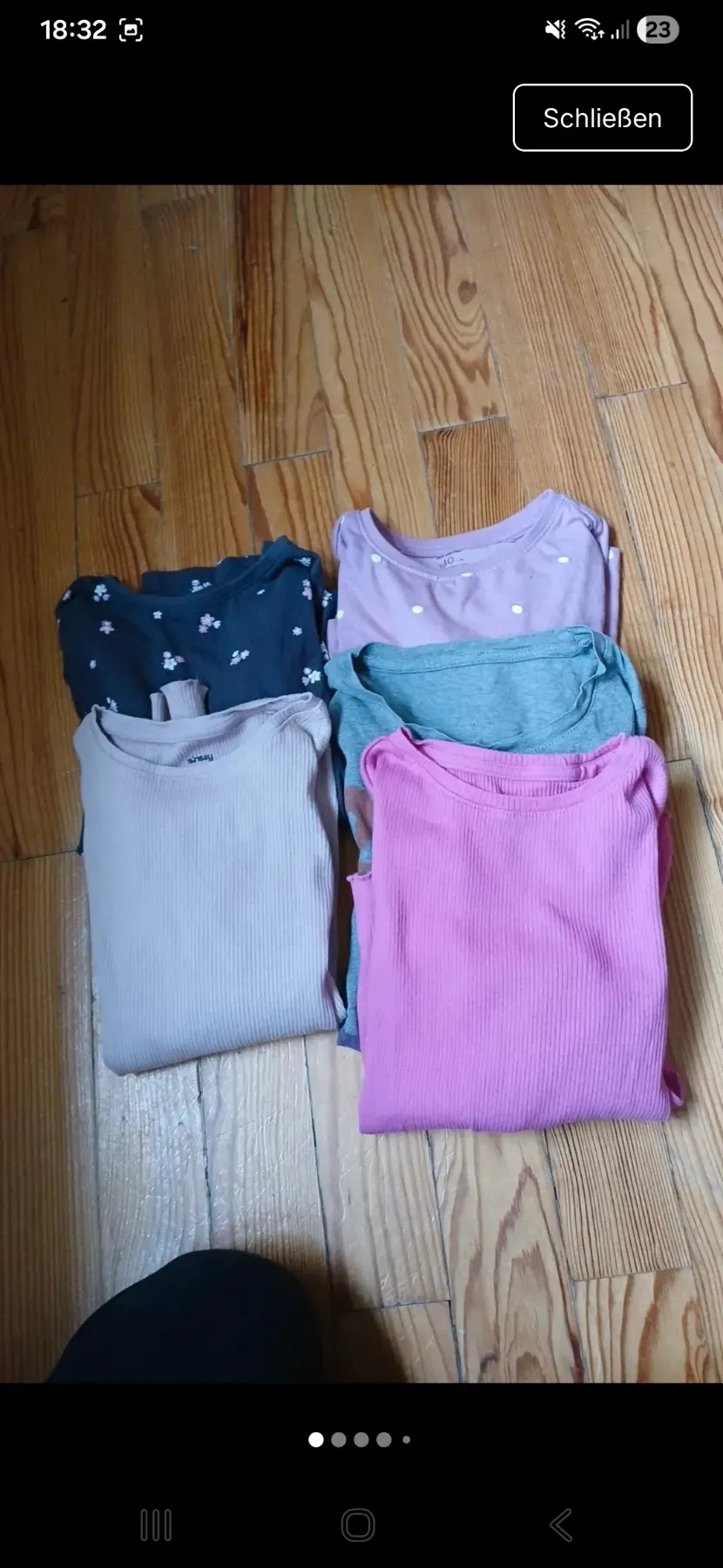 Langarmshirt Paket gr 140