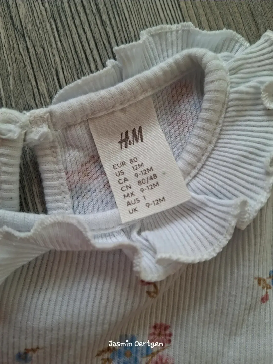 Tüllkleid mit Blumen | H&M | Gr. 80