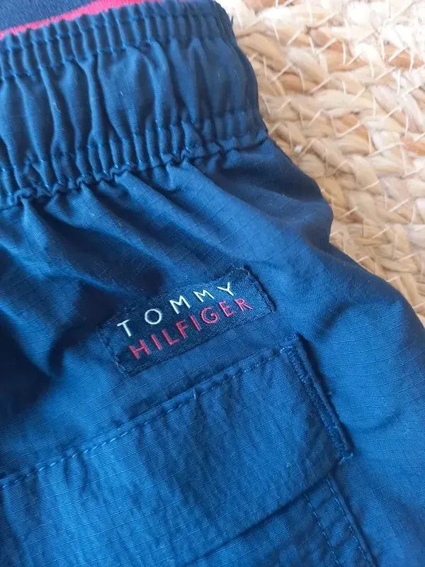 Tommy Hilfiger Badehose Gr 134/140 Junge, Badeshorts, Shorts, navy, Sommer, Bademode