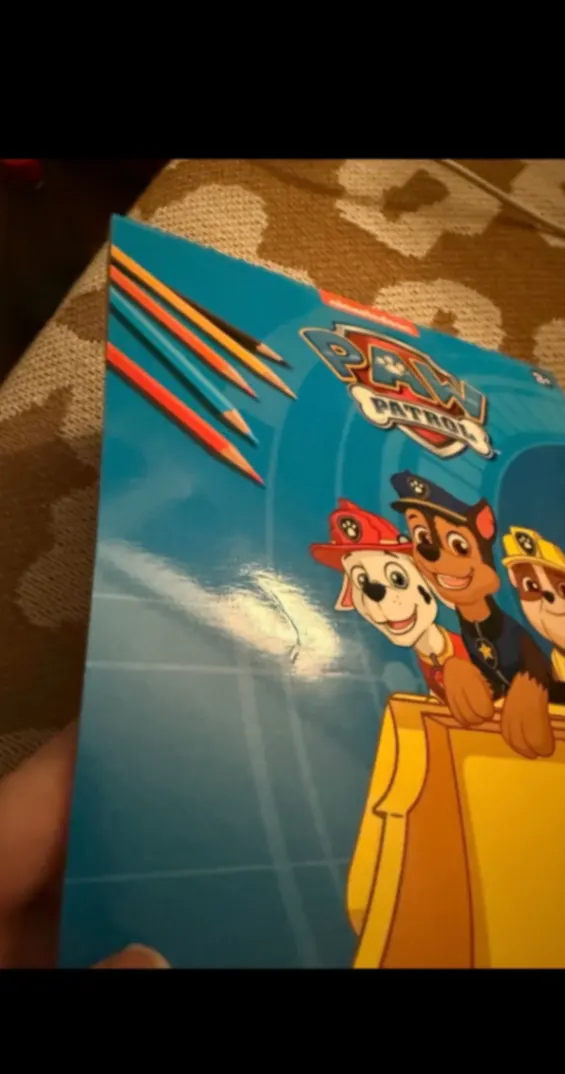 Paw Patrol Malblock mit Stickern